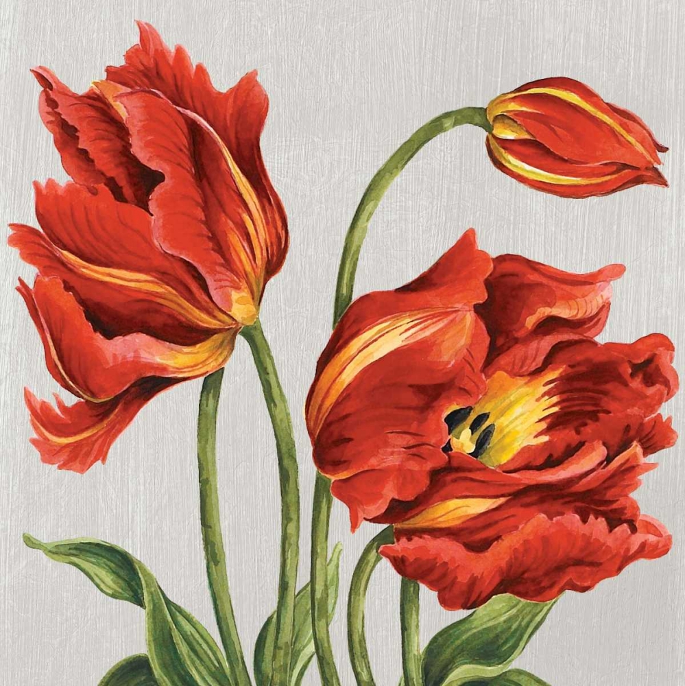 Tulips on Silk art print by Judy Shelby for $57.95 CAD