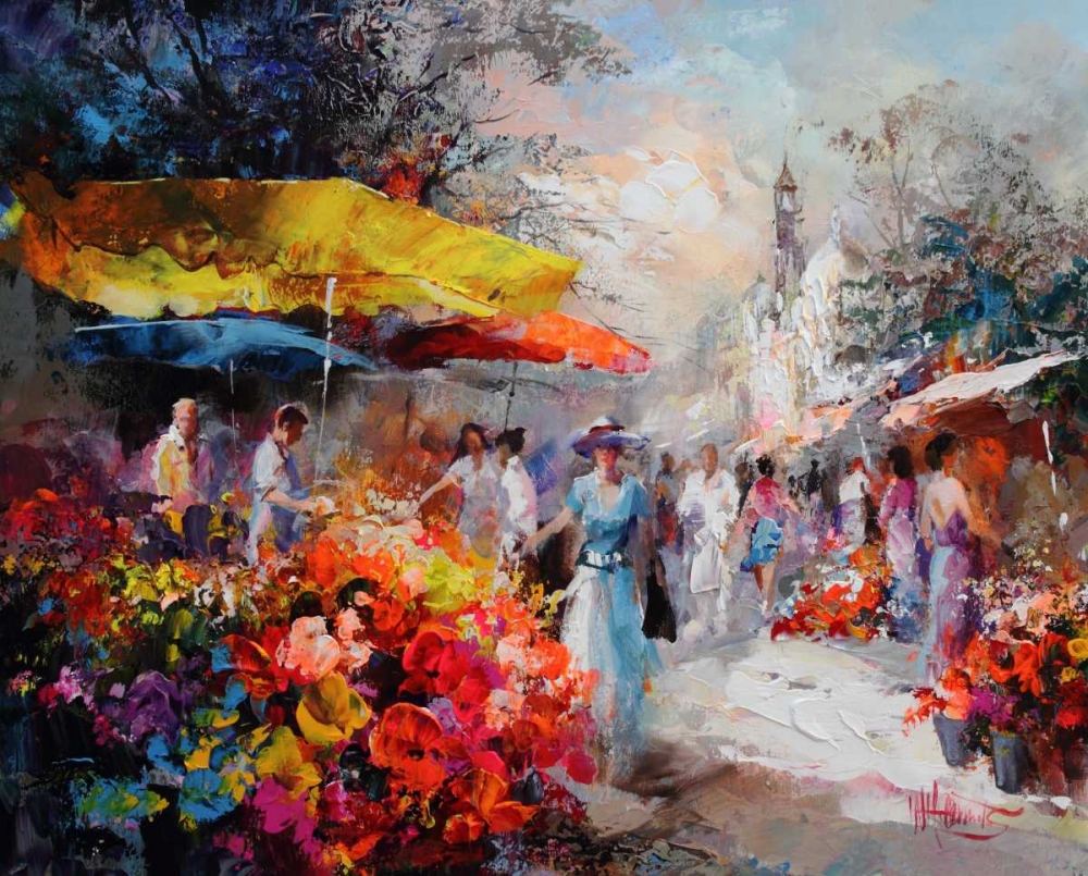 Market place III art print by Willem Haenraets for $57.95 CAD