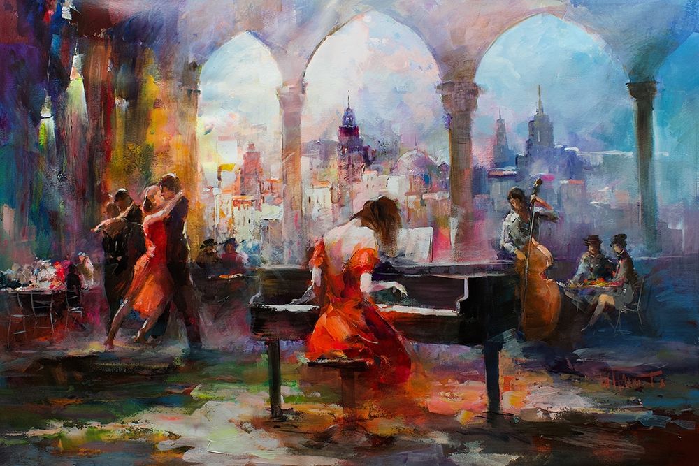 The piano art print by Willem Haenraets for $57.95 CAD