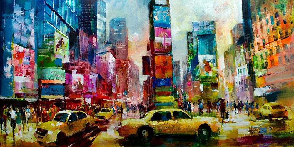 Taxi NY art print by Willem Haenraets for $57.95 CAD