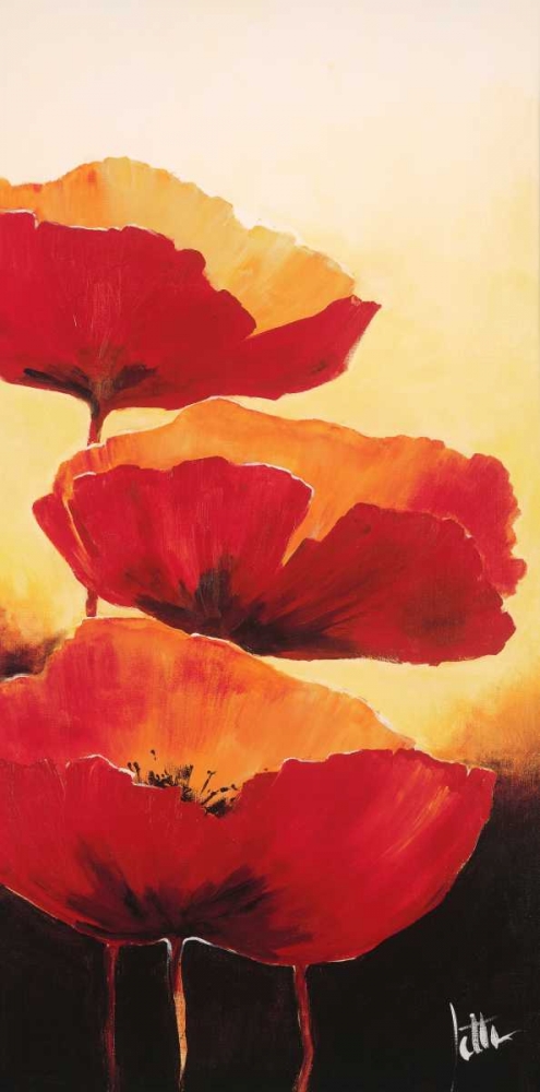 Three red popppies I art print by Jettie Roseboom for $57.95 CAD