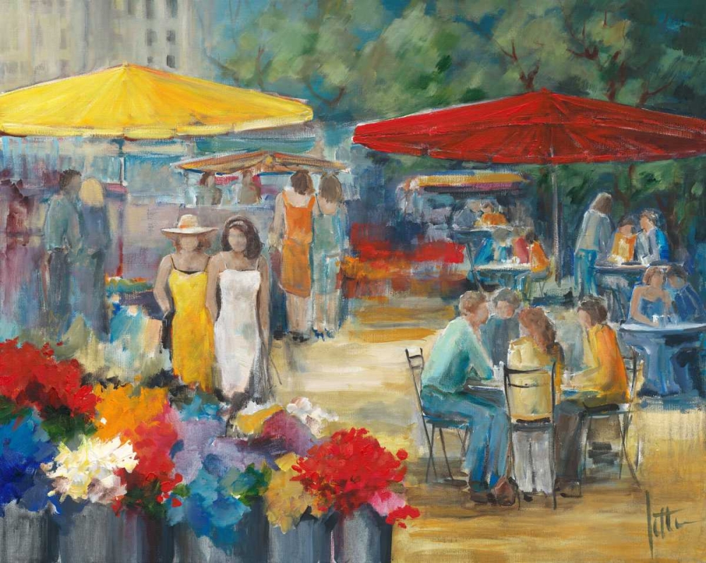 Summer market I art print by Jettie Roseboom for $57.95 CAD