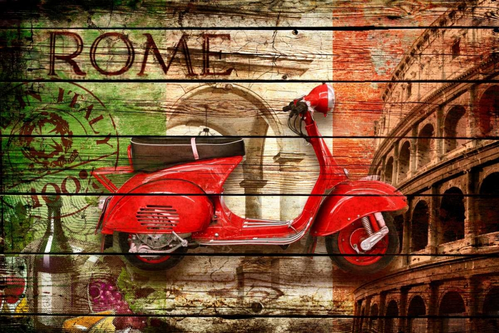 Italy Collage 2 art print by John H. Robins for $57.95 CAD