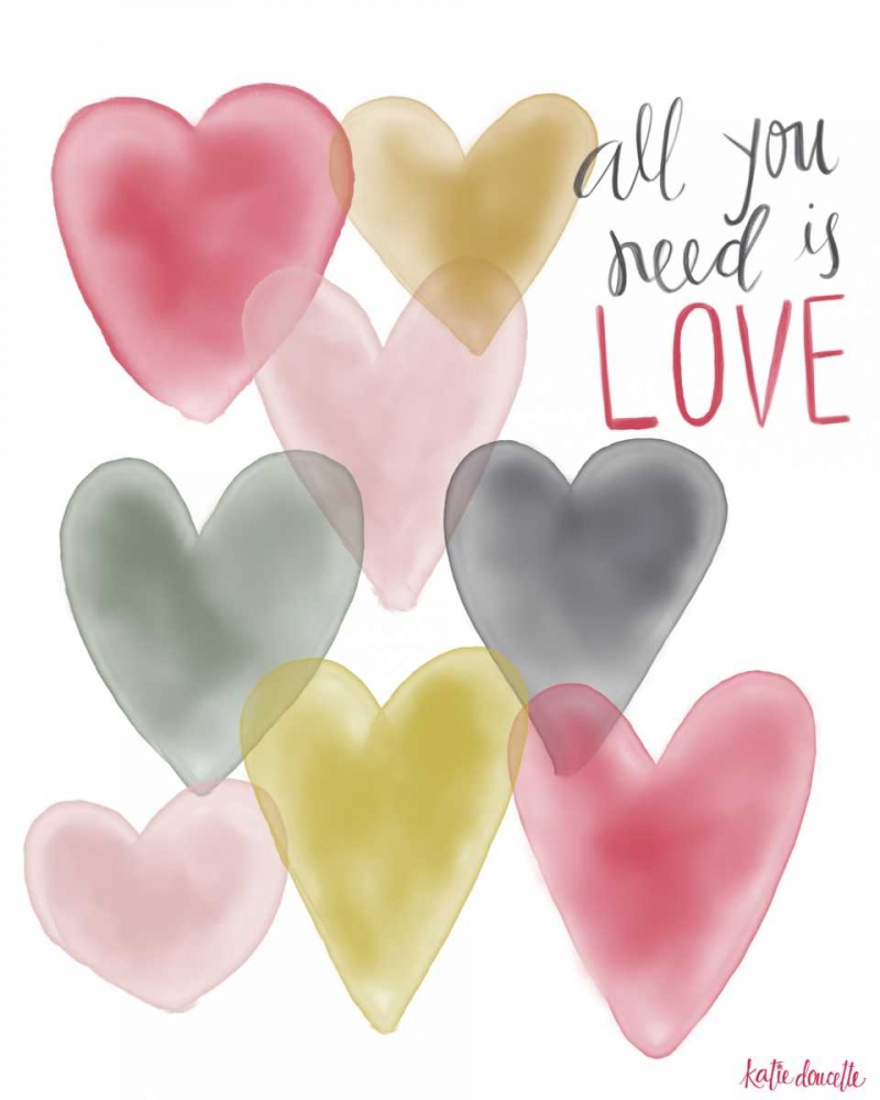 All You Need is Love art print by Katie Doucette for $63.95 CAD