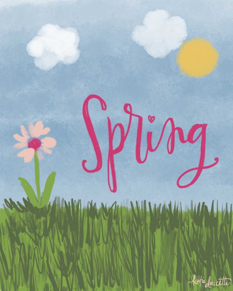 Spring art print by Katie Doucette for $63.95 CAD