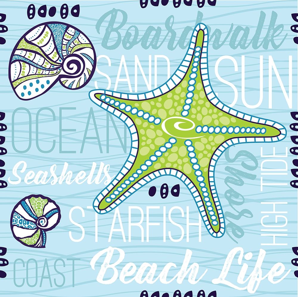 Boardwalk Typography art print by ND Art and Design for $63.95 CAD