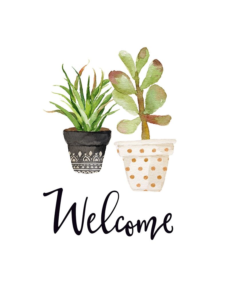 Welcome Succulents art print by Tara Moss for $57.95 CAD