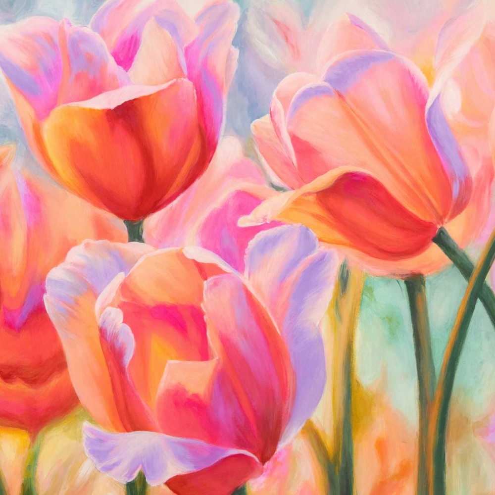Tulips in Wonderland II art print by Cynthia Ann for $57.95 CAD
