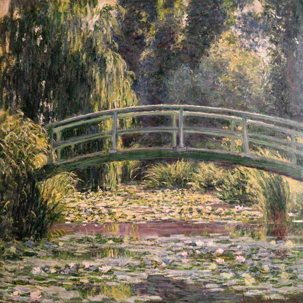 The Japanese Footbridge Giverny art print by Claude Monet for $57.95 CAD