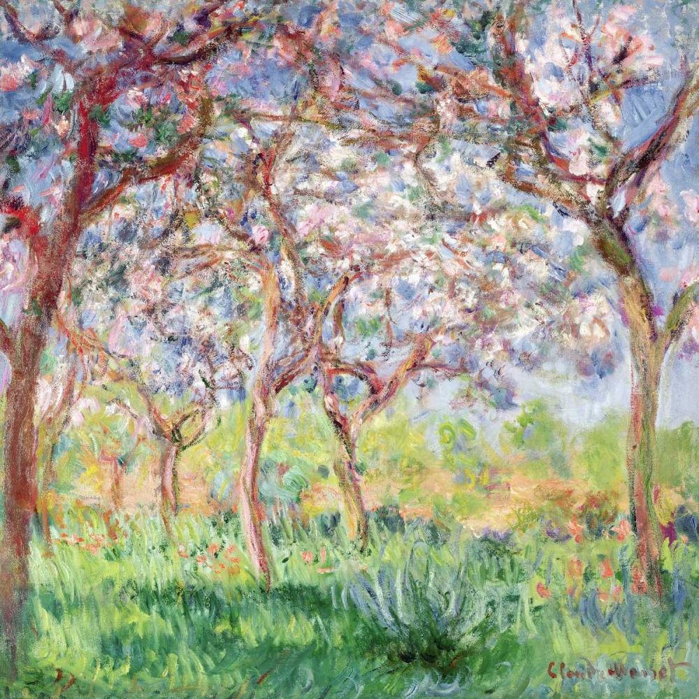 Printemps a Giverny art print by Claude Monet for $57.95 CAD
