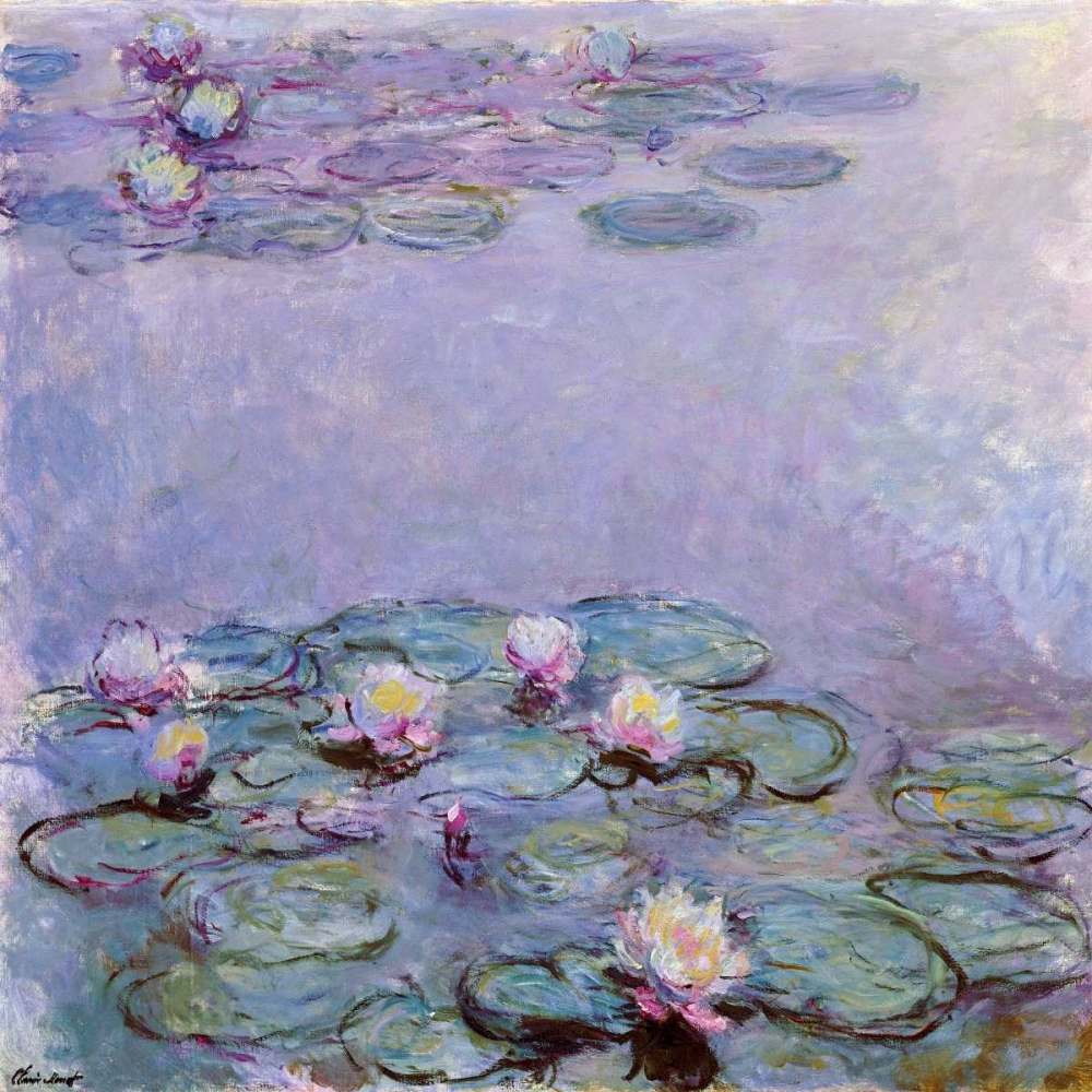 Water Lilies art print by Claude Monet for $57.95 CAD