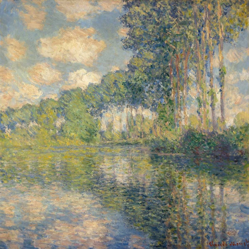 Poplars on the Epte art print by Claude Monet for $57.95 CAD