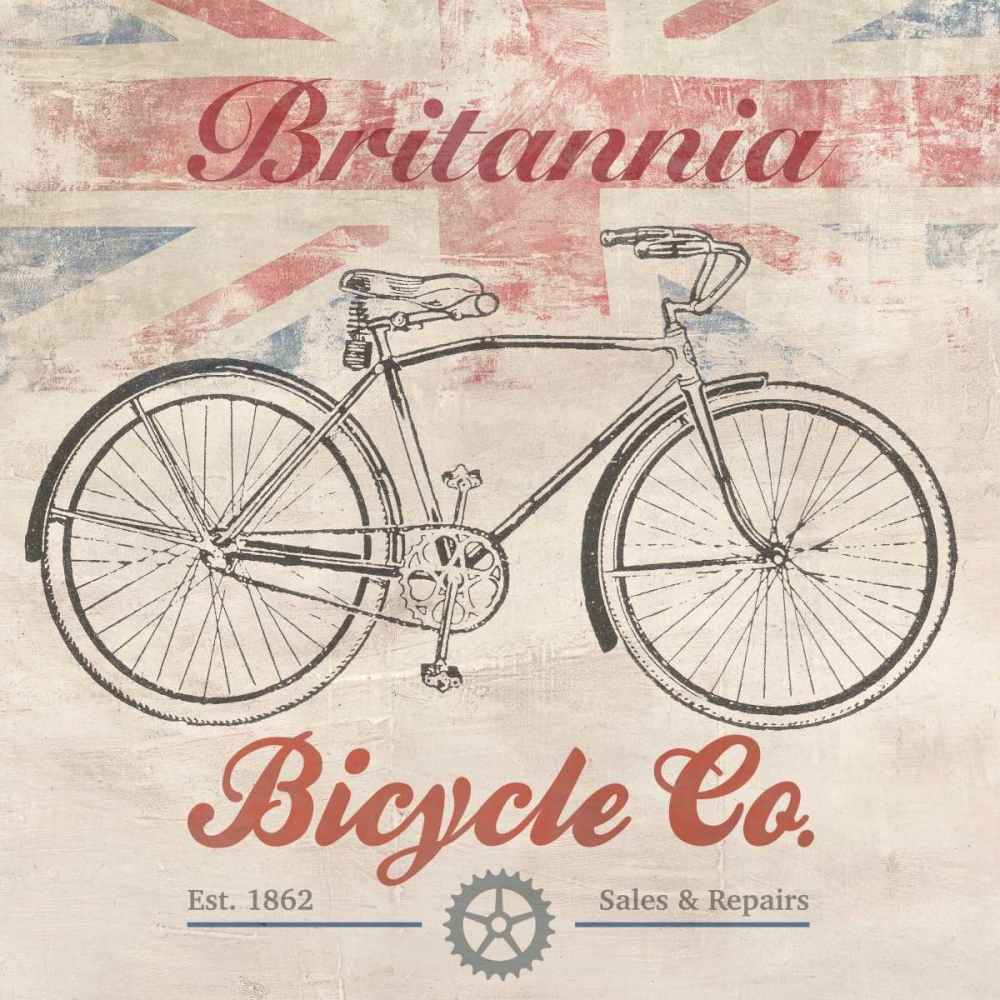 UK Bikes art print by Skip Teller for $57.95 CAD