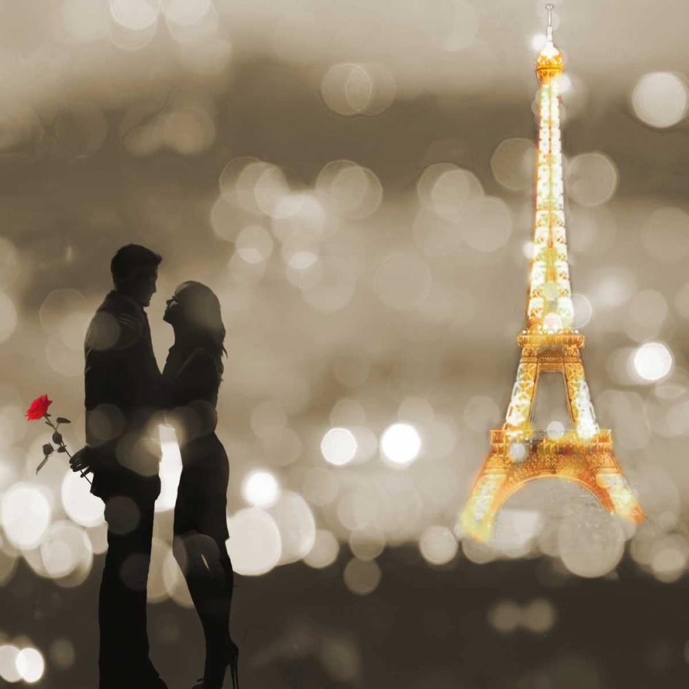 A Date in Paris (BW, detail) art print by Dianne Loumer for $57.95 CAD
