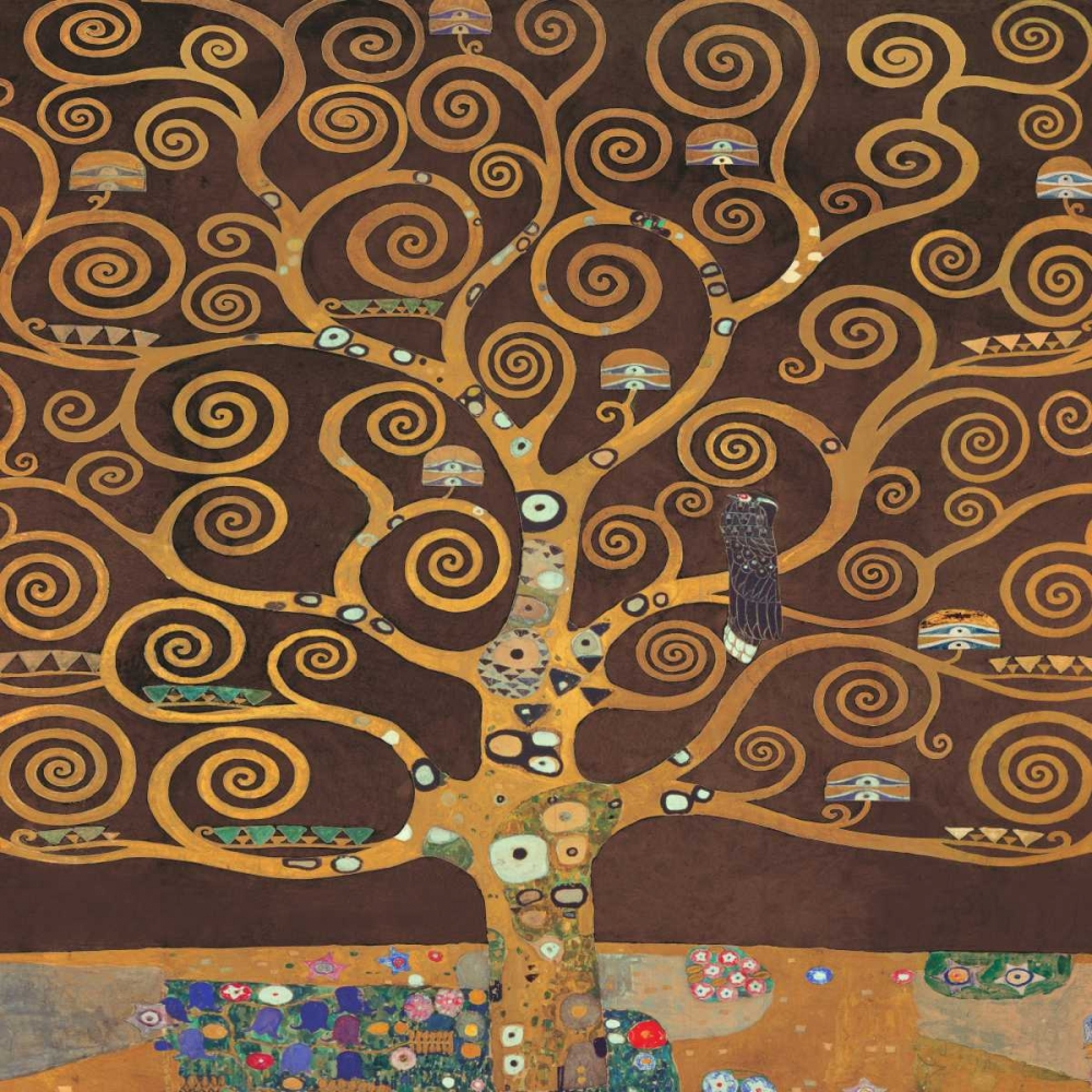Tree of Life-Brown II art print by Gustav Klimt for $57.95 CAD