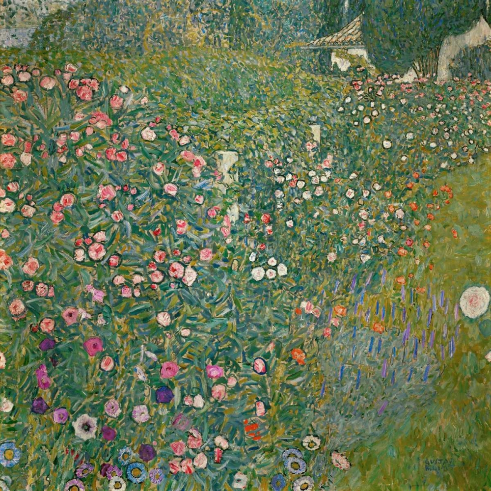 Italian Garden Landscape art print by Gustav Klimt for $57.95 CAD