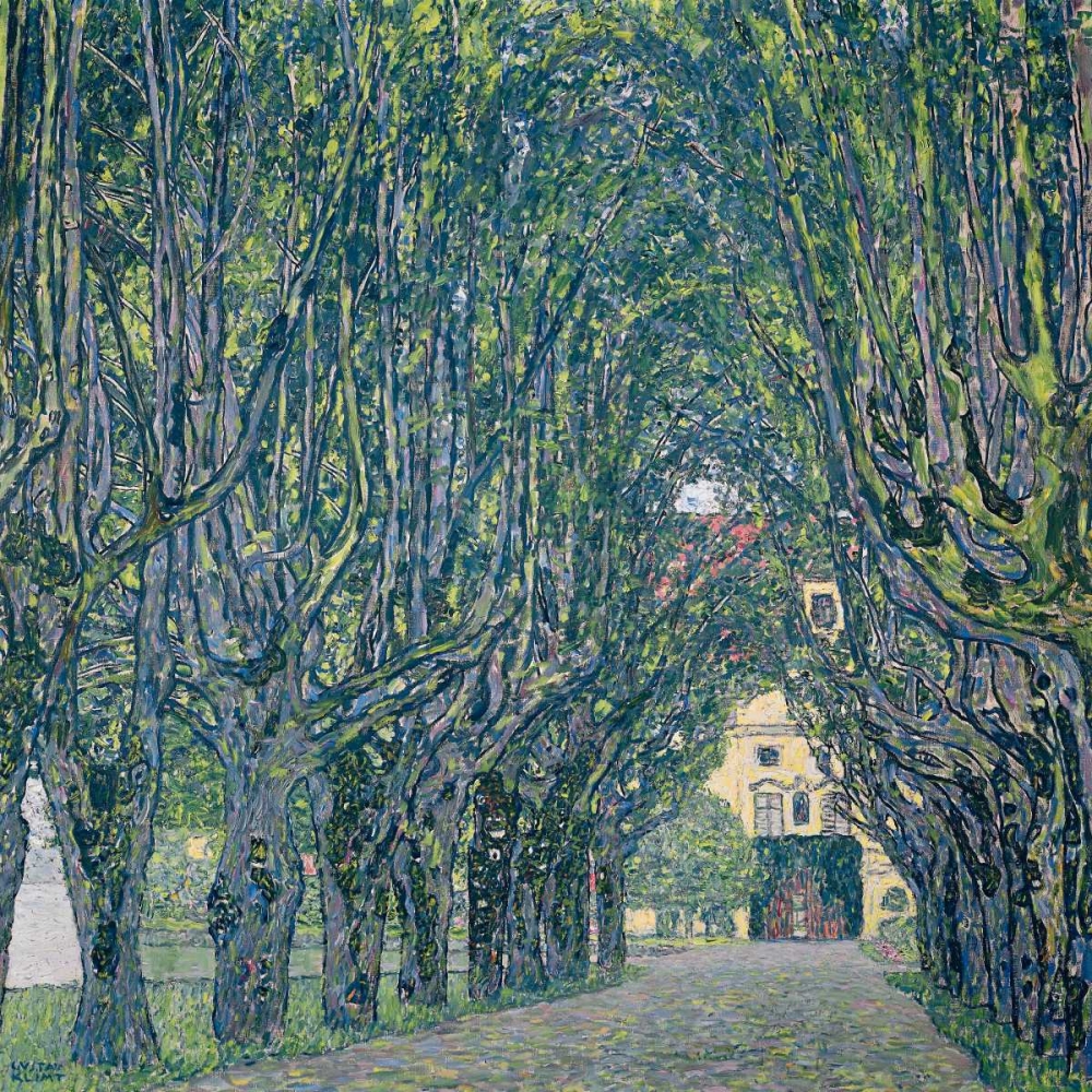 Allee im Park von Schloss Kammer art print by Gustav Klimt for $57.95 CAD