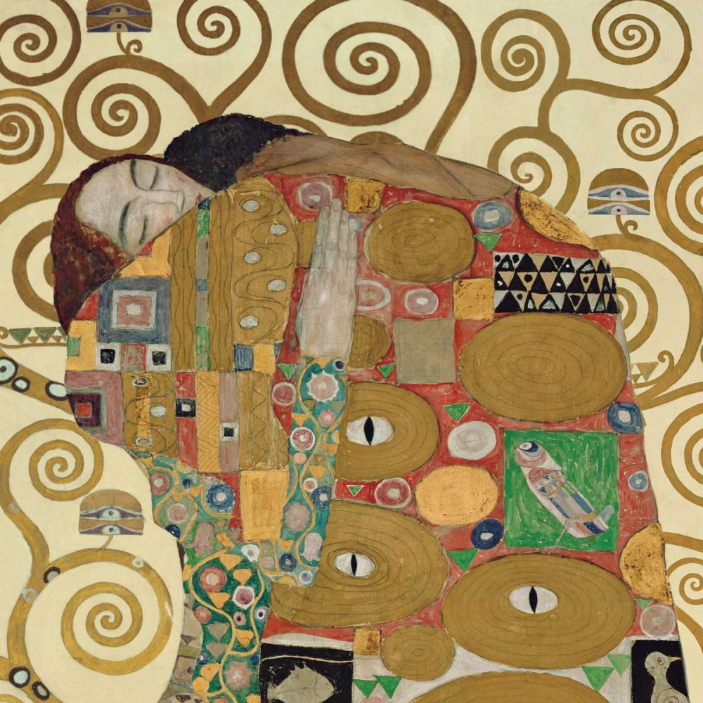 The Embrace art print by Gustav Klimt for $57.95 CAD