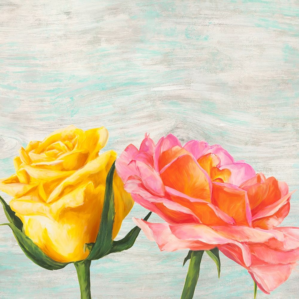 Funky Roses I art print by Jenny Thomlinson for $57.95 CAD
