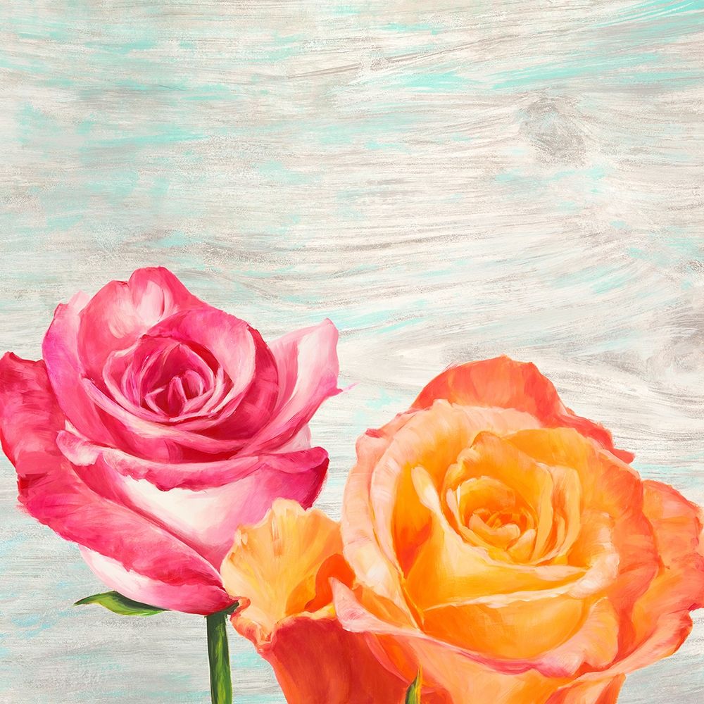 Funky Roses II art print by Jenny Thomlinson for $57.95 CAD