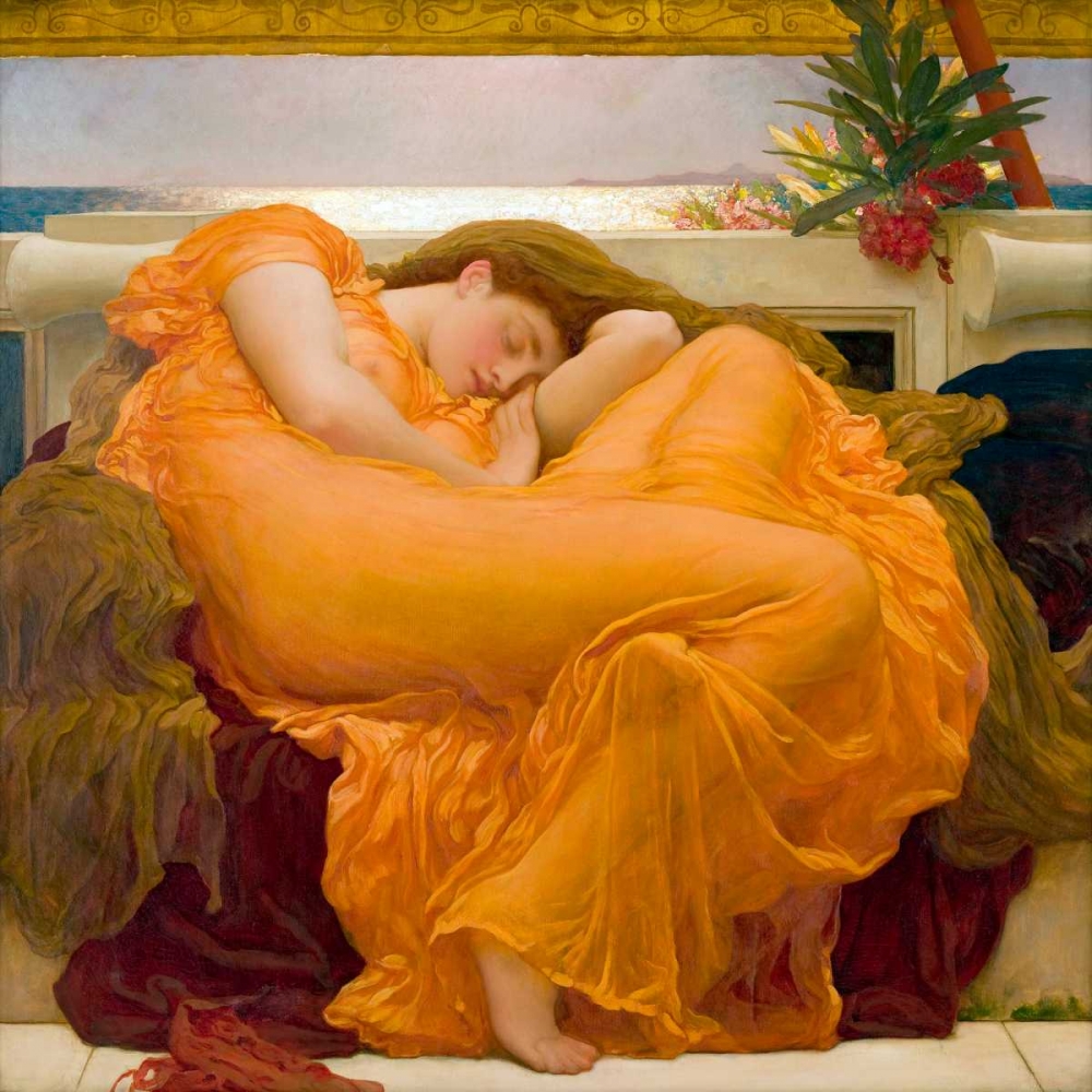 Flaming June art print by Frederic Leighton for $57.95 CAD