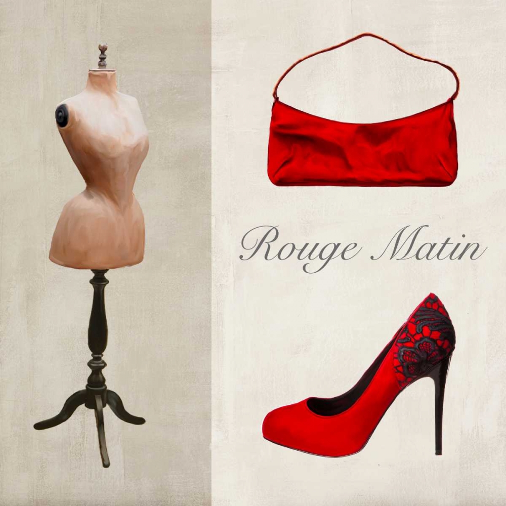 Rouge Matin art print by Michelle Clair for $57.95 CAD