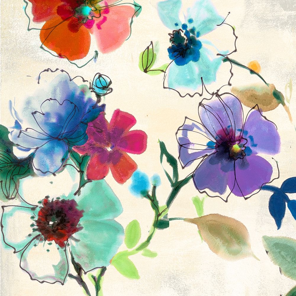 Flora I art print by Michelle Clair for $57.95 CAD
