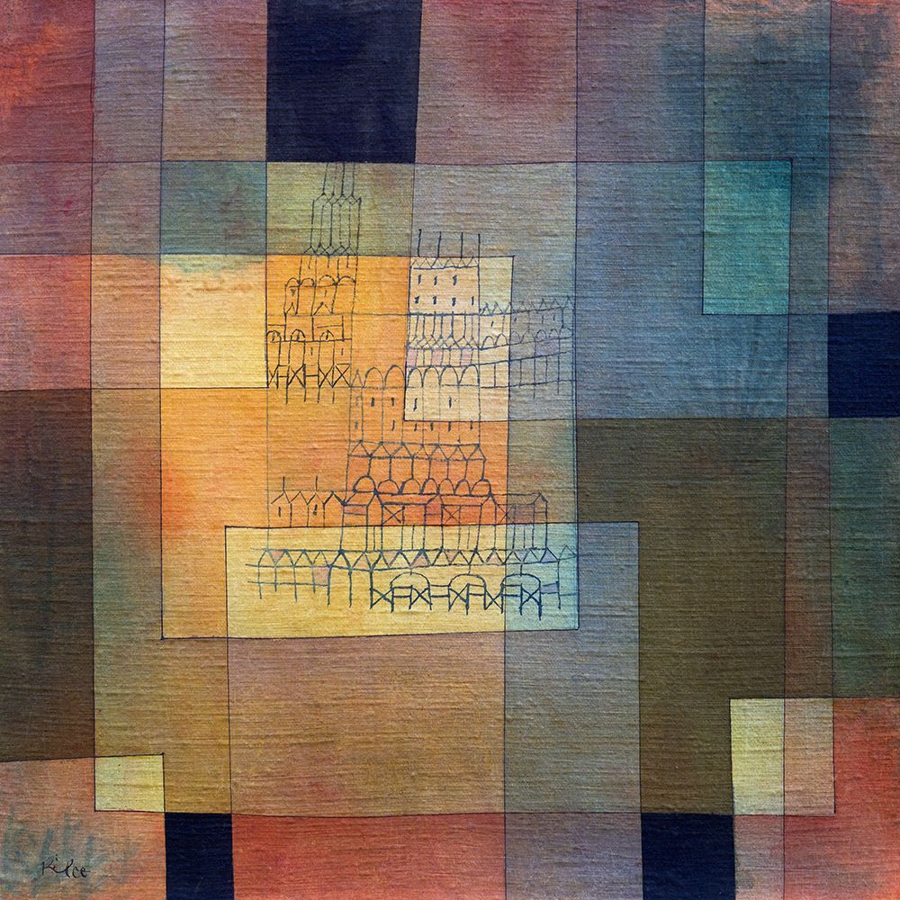Polyphonic Architecture art print by Paul Klee for $57.95 CAD