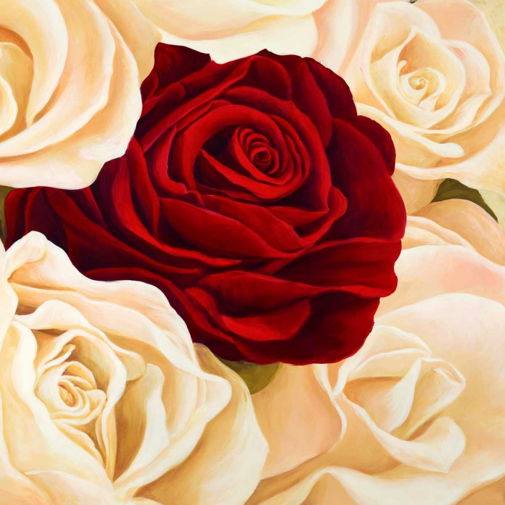 Rose composition art print by Serena Biffi for $57.95 CAD
