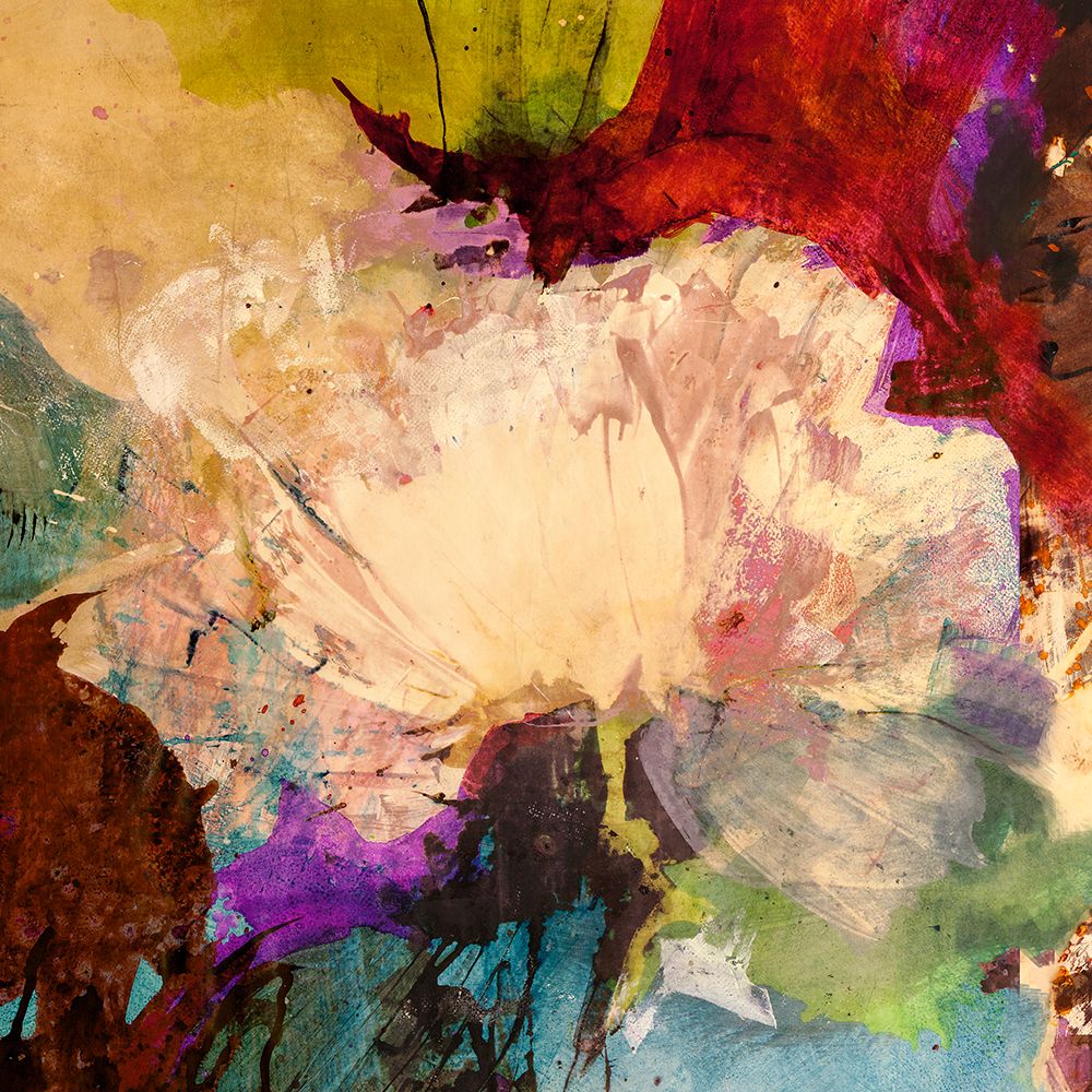 Floating Flowers I (detail) art print by Jim Stone for $57.95 CAD
