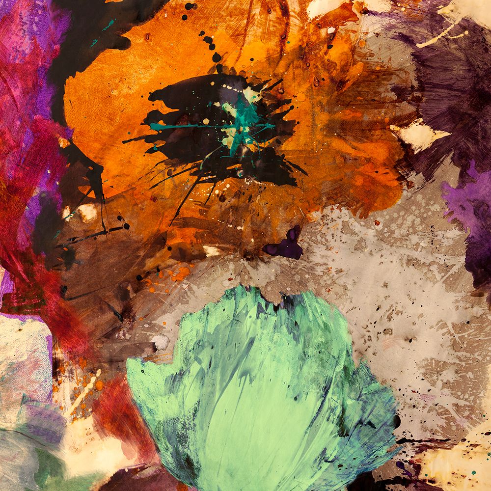 Floating Flowers II (detail) art print by Jim Stone for $57.95 CAD