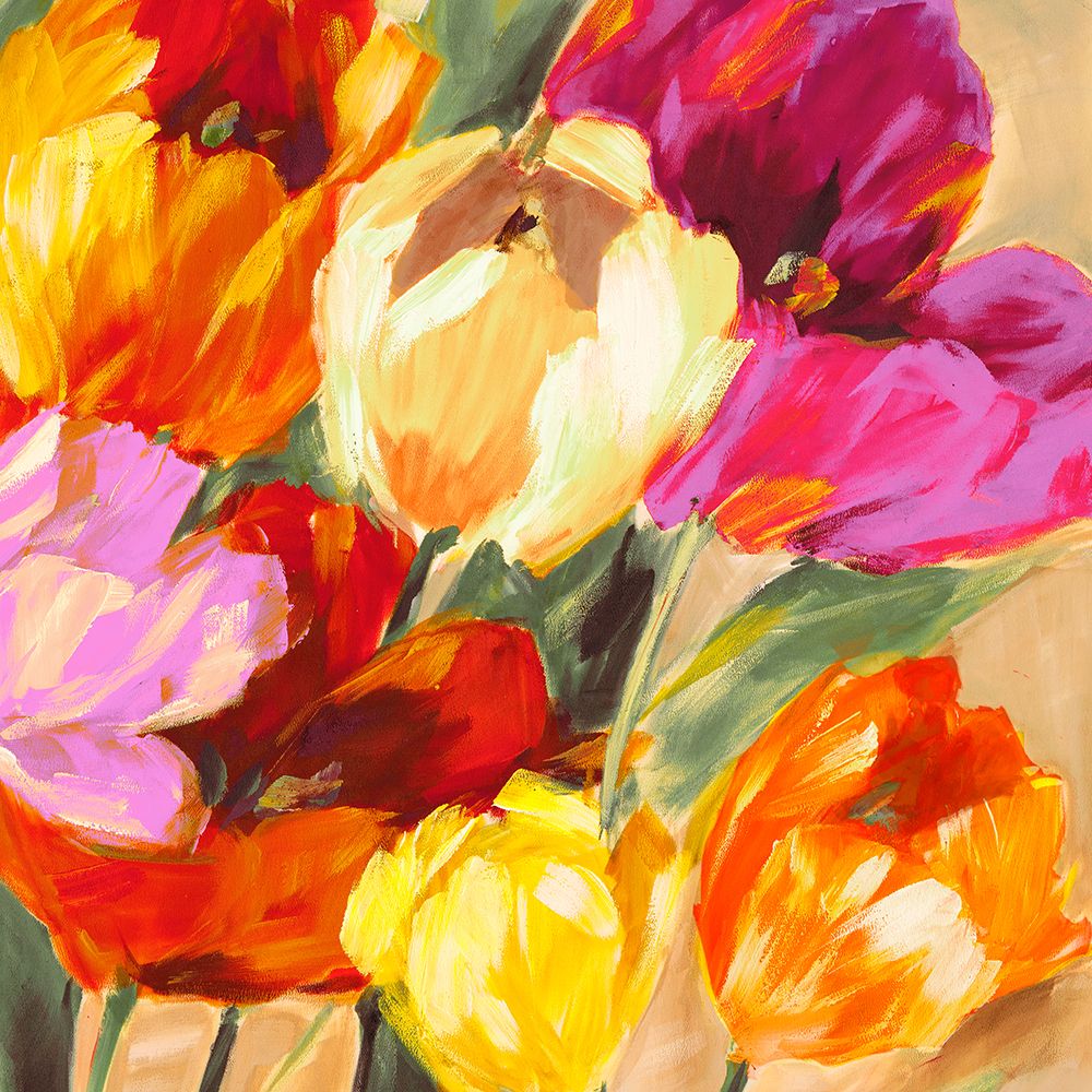 Colorful Tulips II art print by Jim Stone for $57.95 CAD