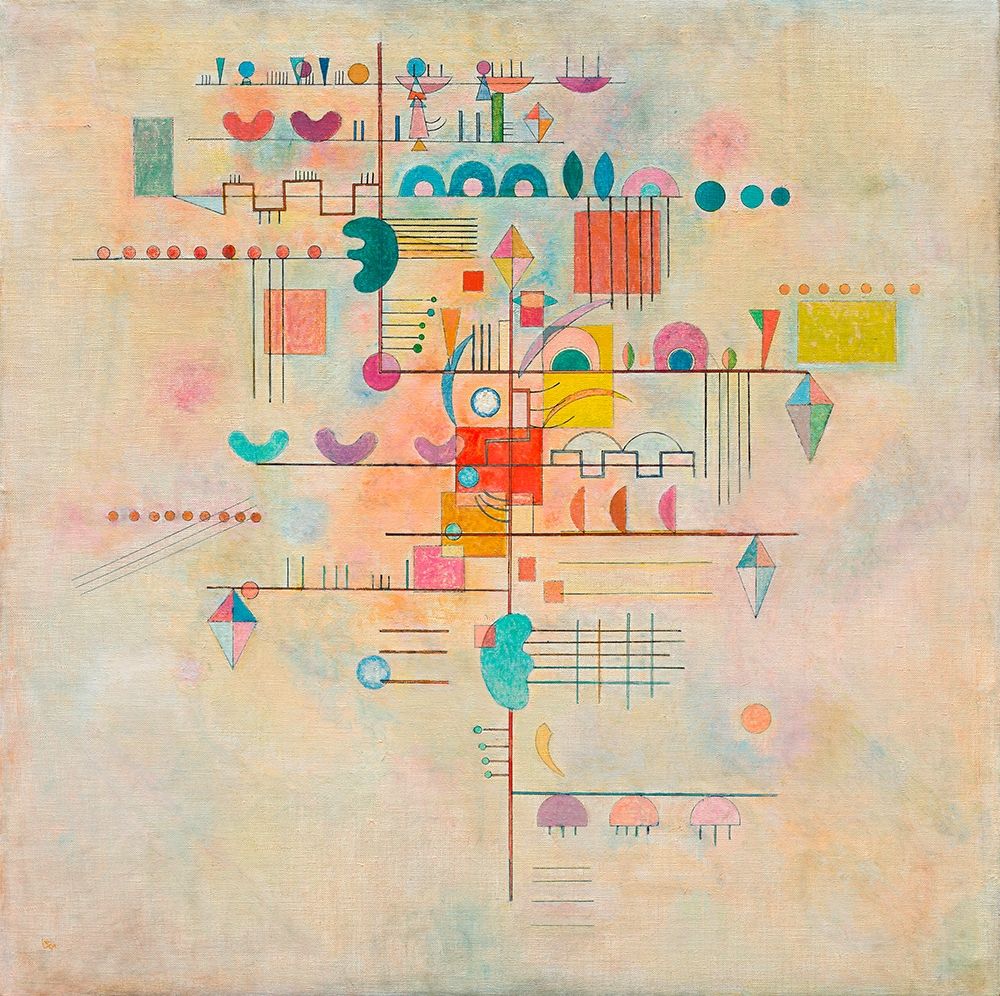 Graceful Ascent art print by Wassily Kandinsky for $57.95 CAD
