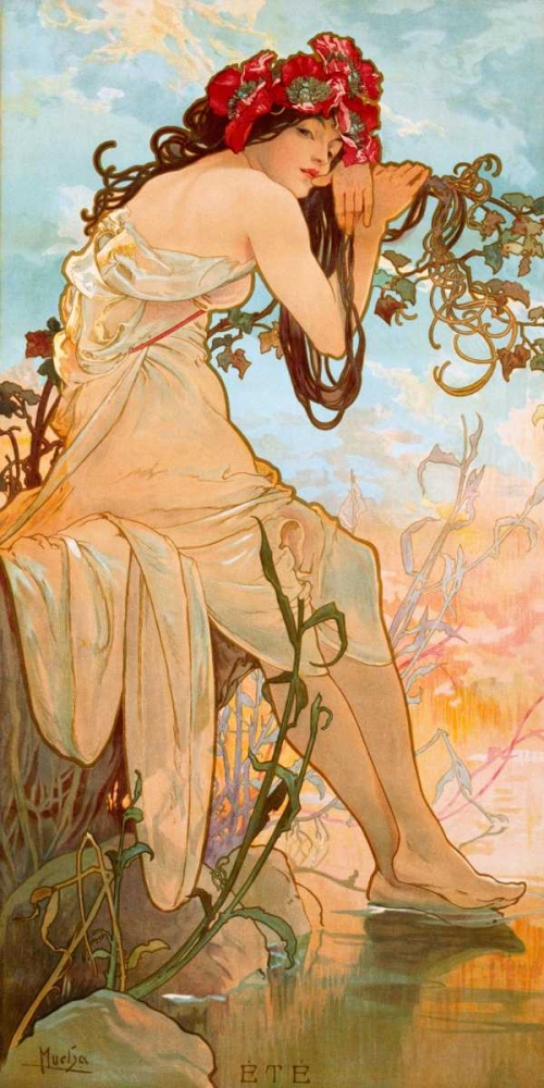 ete art print by Alphonse Mucha for $57.95 CAD