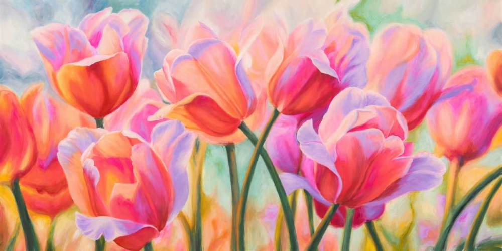 Tulips in Wonderland art print by Cynthia Ann for $57.95 CAD