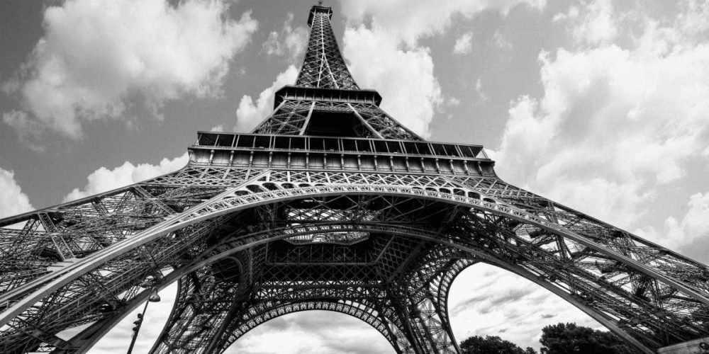 The Eiffel Tower in spring art print by Elias Jonette for $57.95 CAD