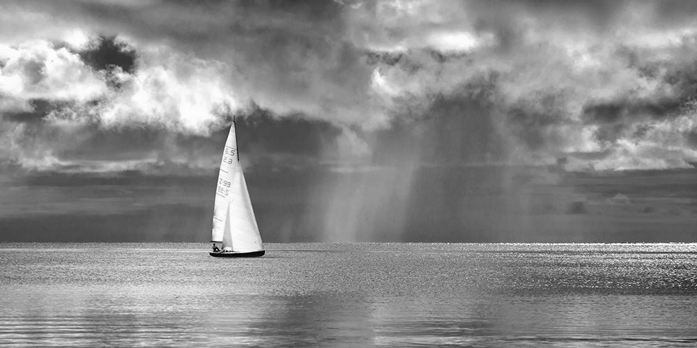 Sailing on a Silver Sea (BW) art print by Pangea Images for $57.95 CAD