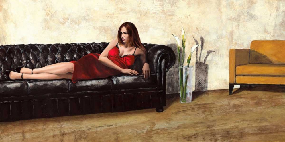 The Black Sofa art print by Andrea Antinori for $57.95 CAD