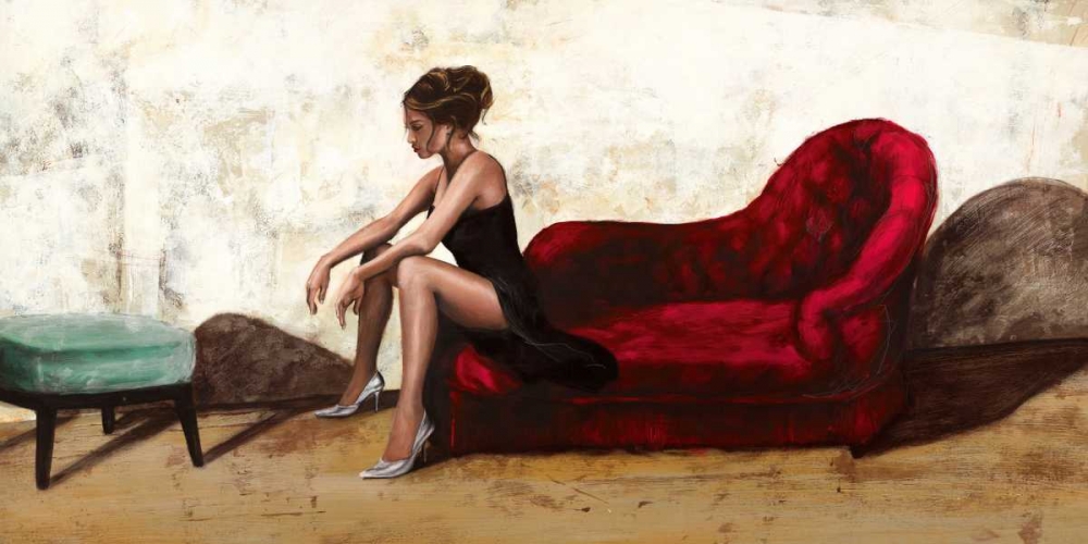 The Red Sofa art print by Andrea Antinori for $57.95 CAD