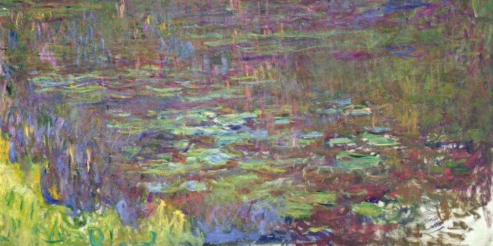 Waterlilies at Sunset art print by Claude Monet for $57.95 CAD