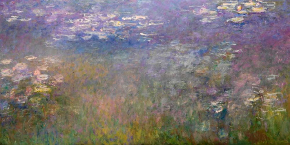 Water Lilies art print by Claude Monet for $57.95 CAD