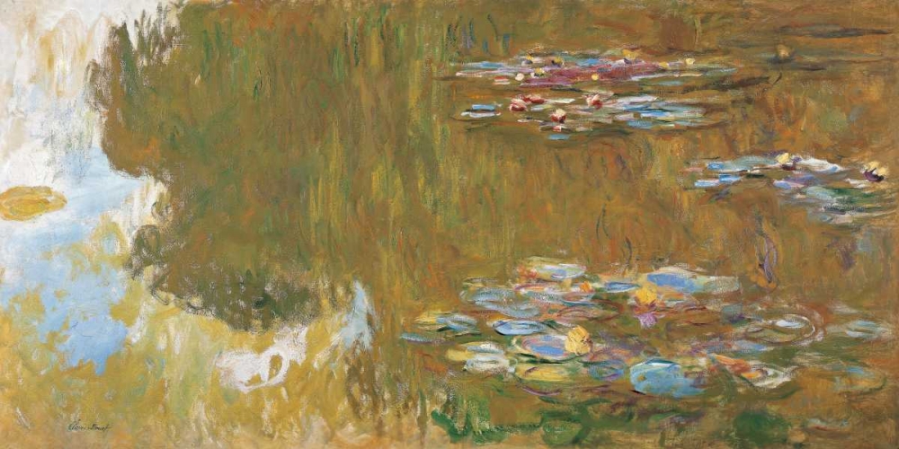 The Water Lily Pond art print by Claude Monet for $57.95 CAD