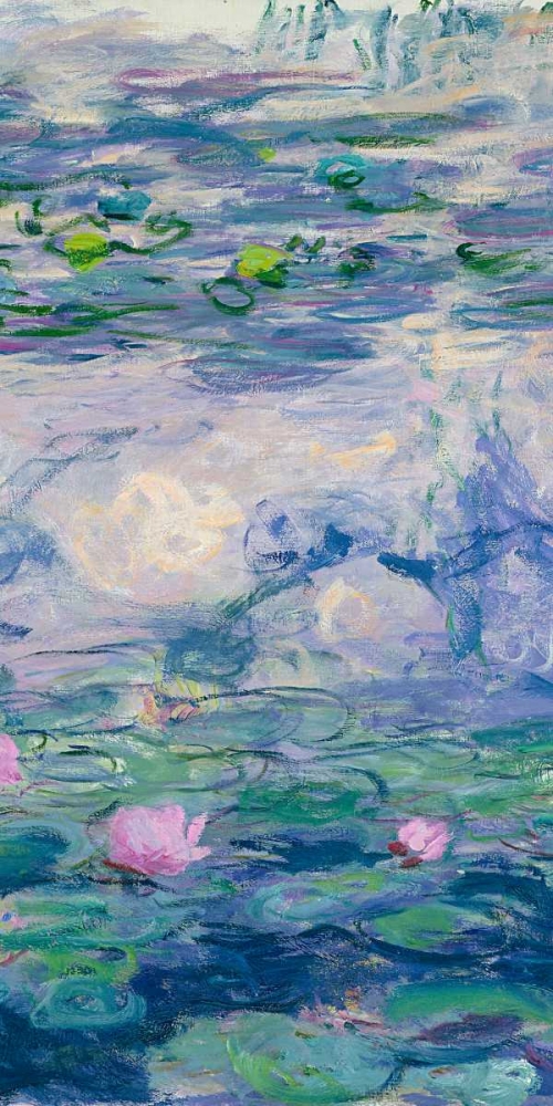 Waterlilies II art print by Claude Monet for $57.95 CAD