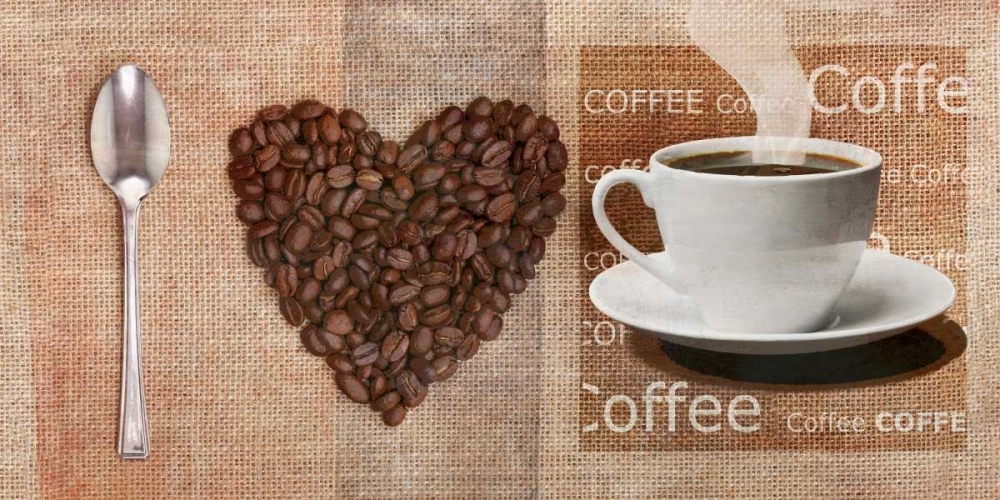 I Love Coffee art print by Skip Teller for $57.95 CAD