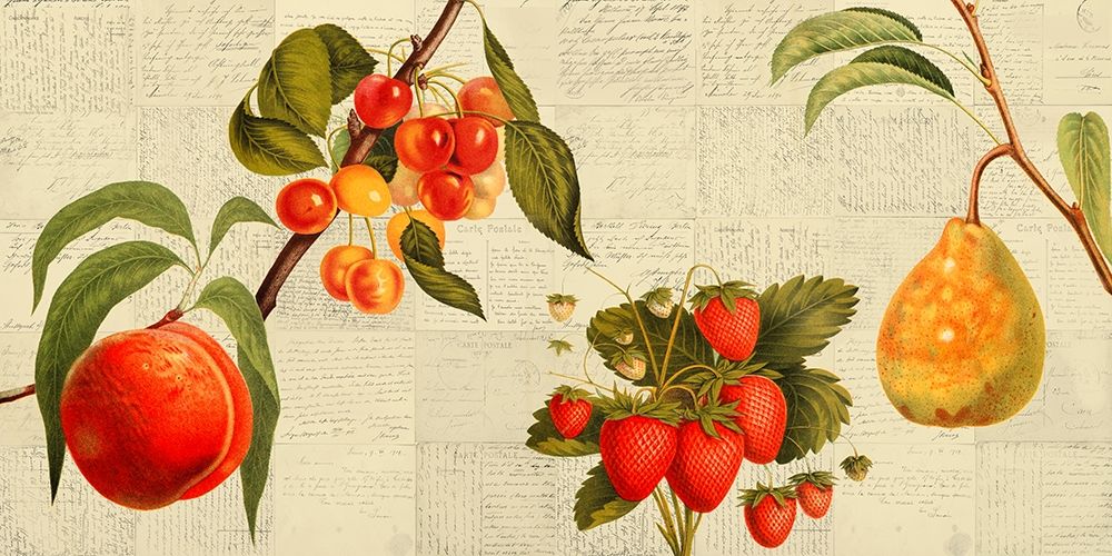 Fruits de saison art print by Remy Dellal for $57.95 CAD