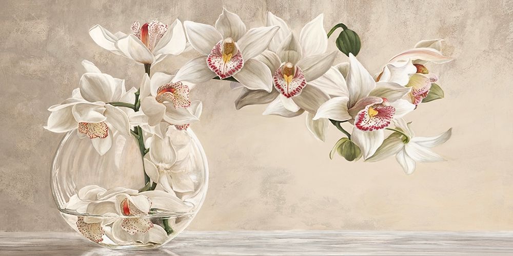 Orchid Arrangement I art print by Remy Dellal for $57.95 CAD