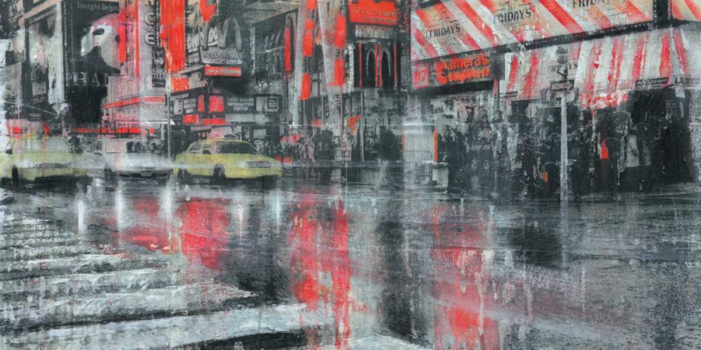 Times Square 2 art print by Dario Moschetta for $57.95 CAD