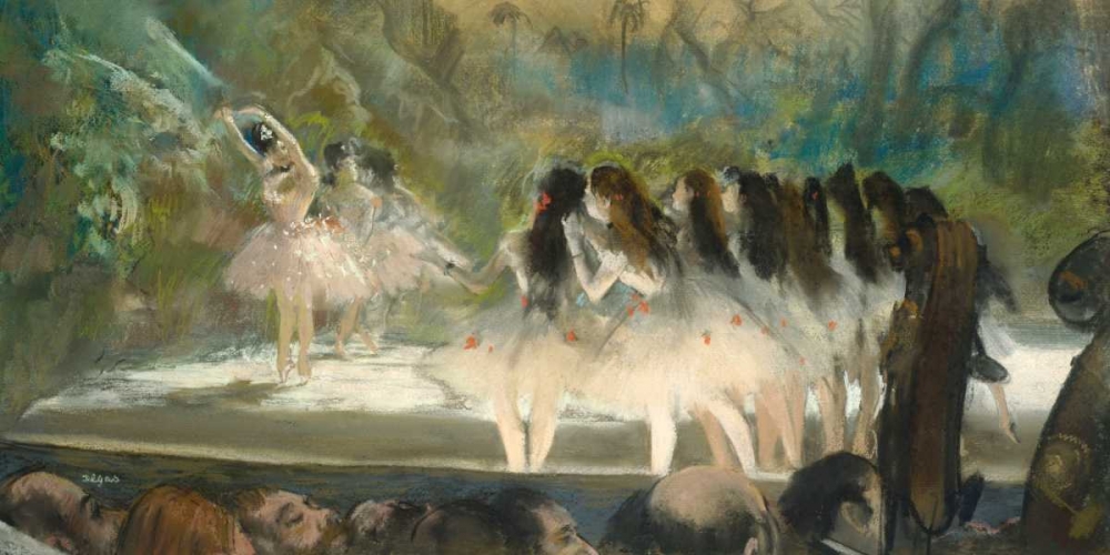 Ballet at the Paris Opera art print by Edgar Degas for $57.95 CAD