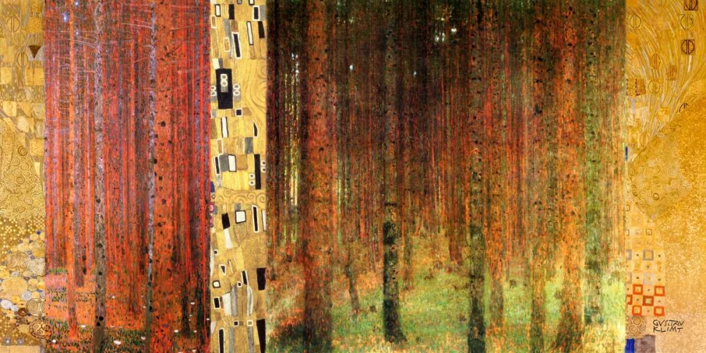 Forest I art print by Gustav Klimt for $57.95 CAD