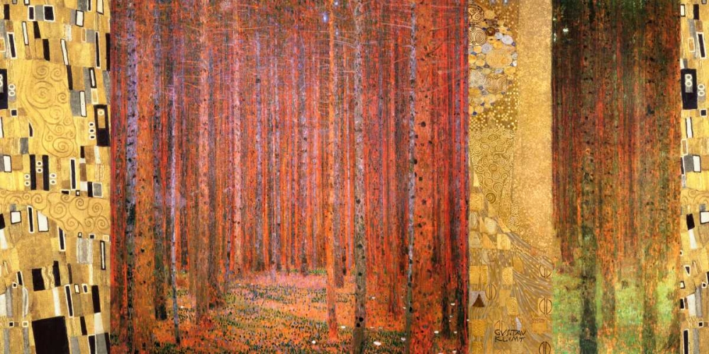 Forest II art print by Gustav Klimt for $57.95 CAD